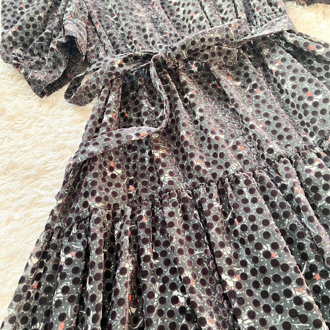 完売品 2025 CORCOVADO フラワーオパールパフスリーブドレス