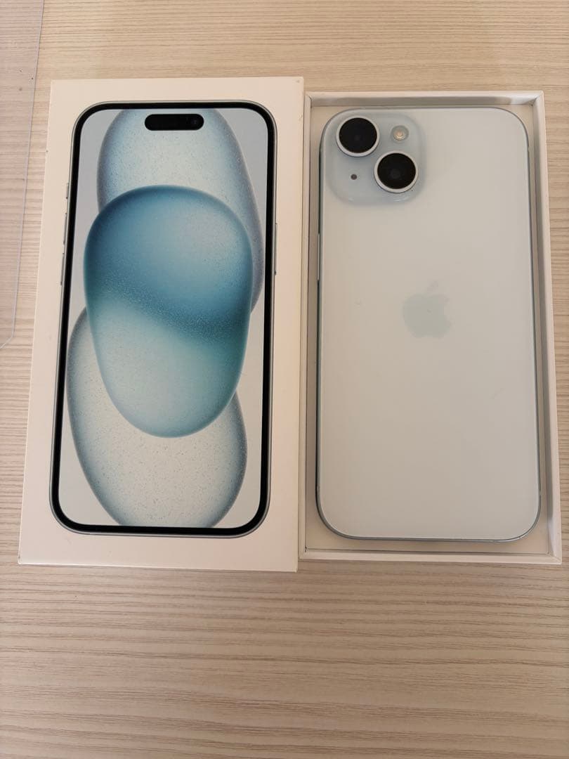 Apple iPhone 15ブルー 本体
