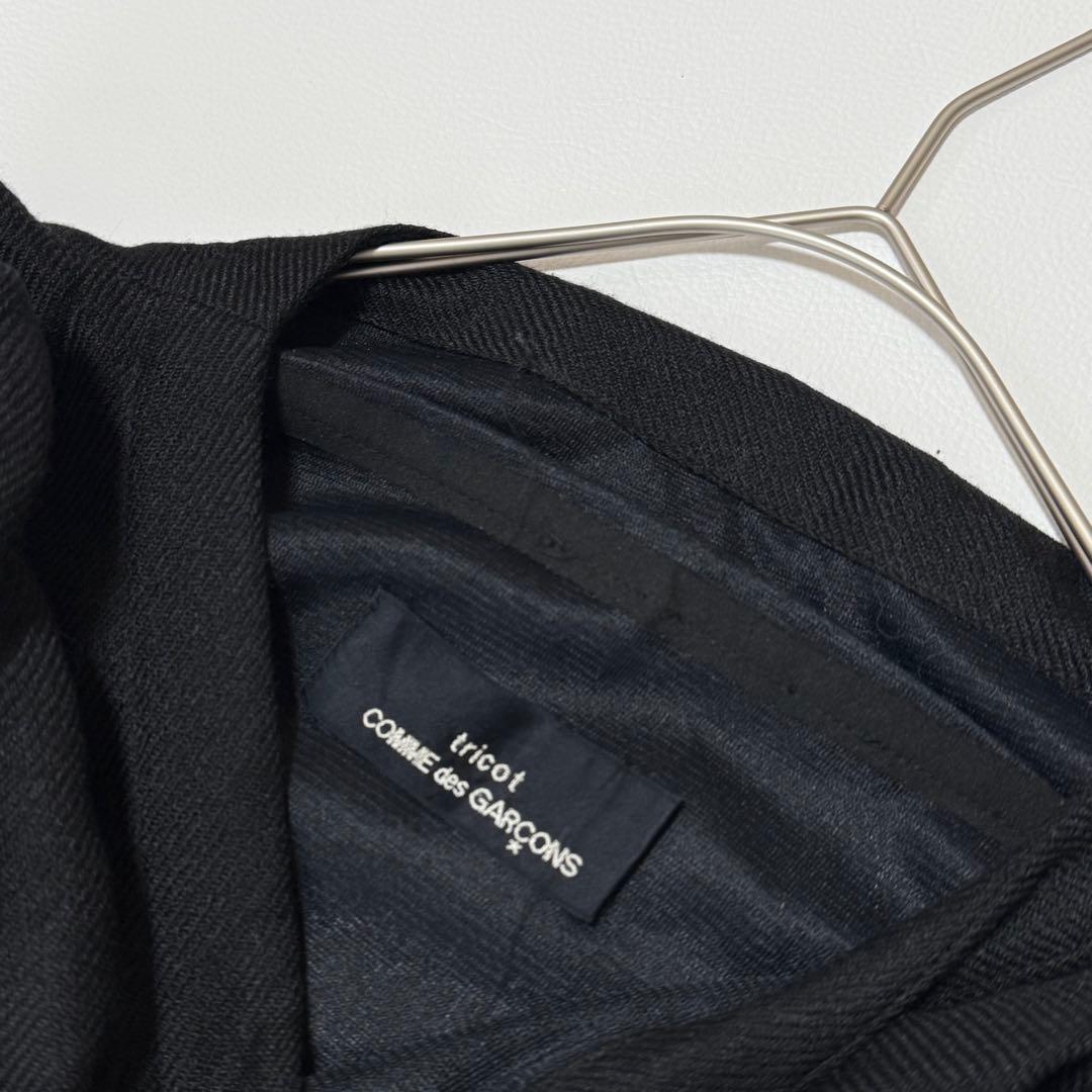 美品 90s トリコ コムデギャルソン 変形デザイン ドレープ マキシワンピース