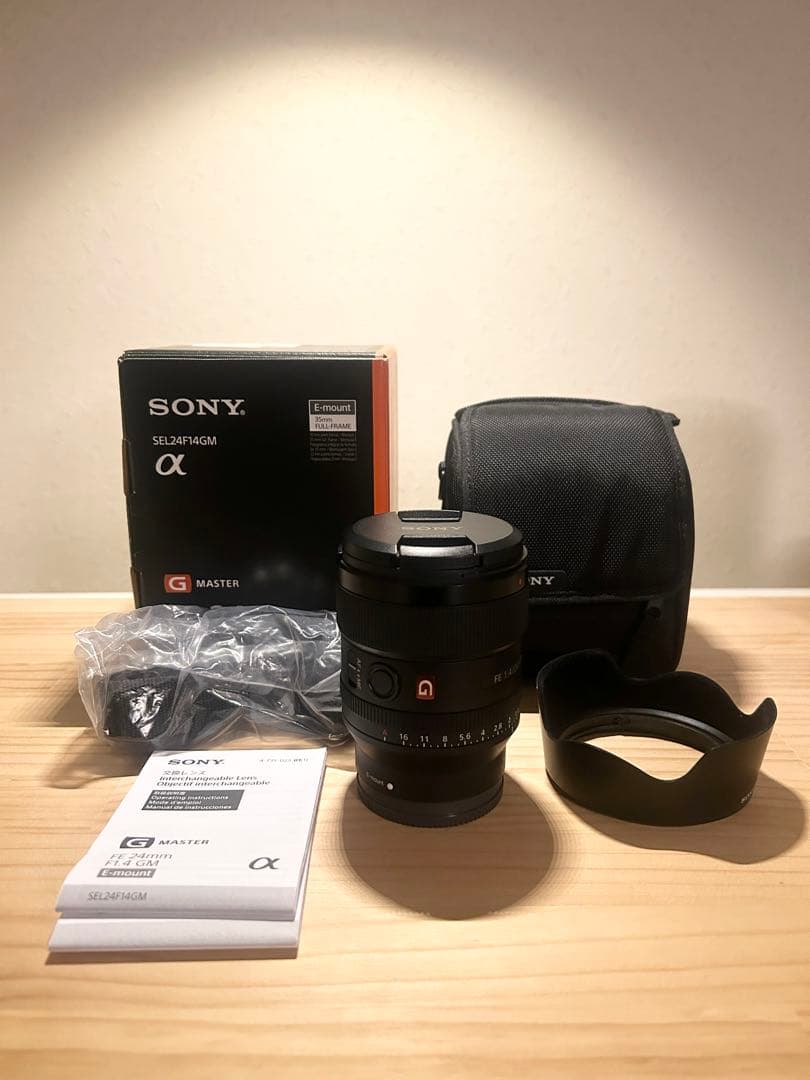 SONY FE24mm F1.4 GM 単焦点　レンズ
