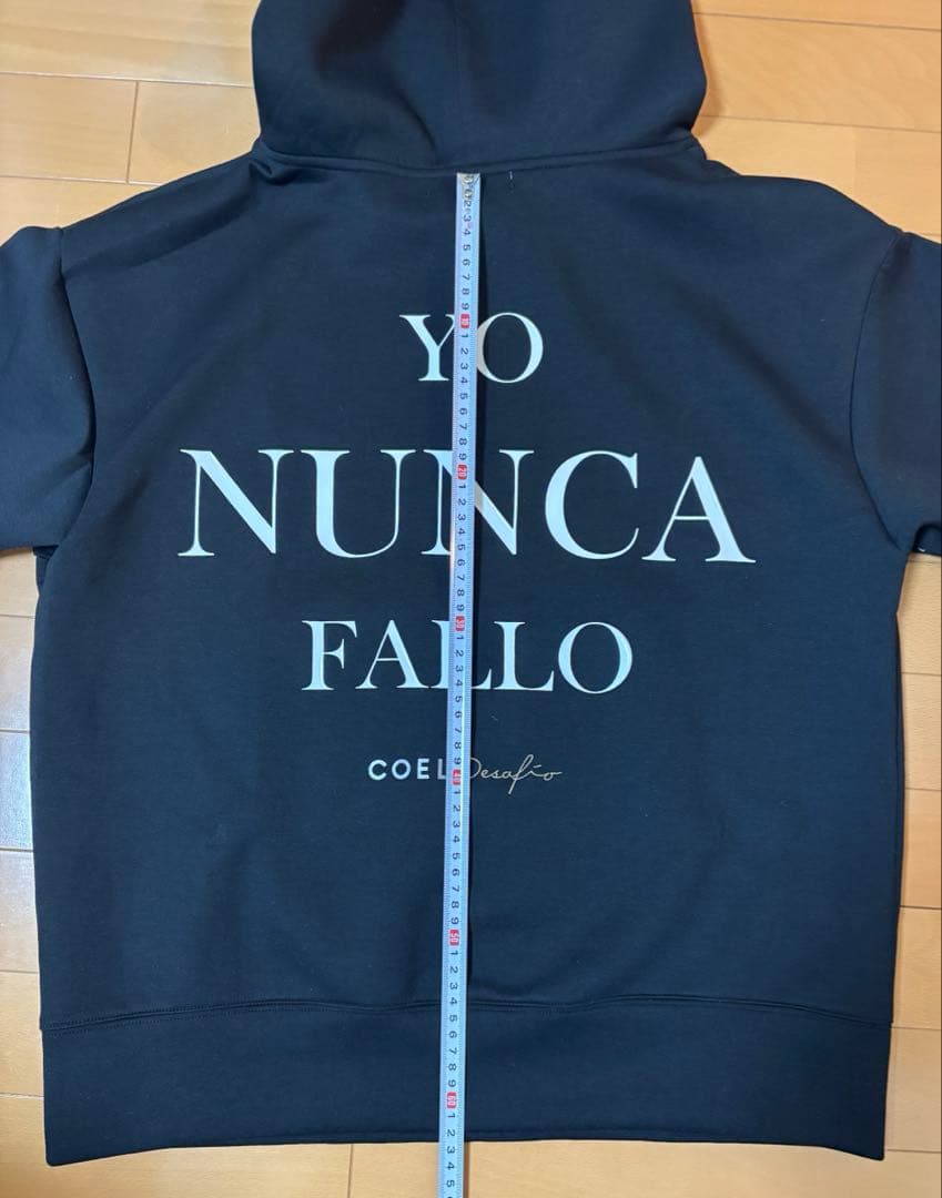 お値下！COELxDesafio バックロゴフーディ ブラック S