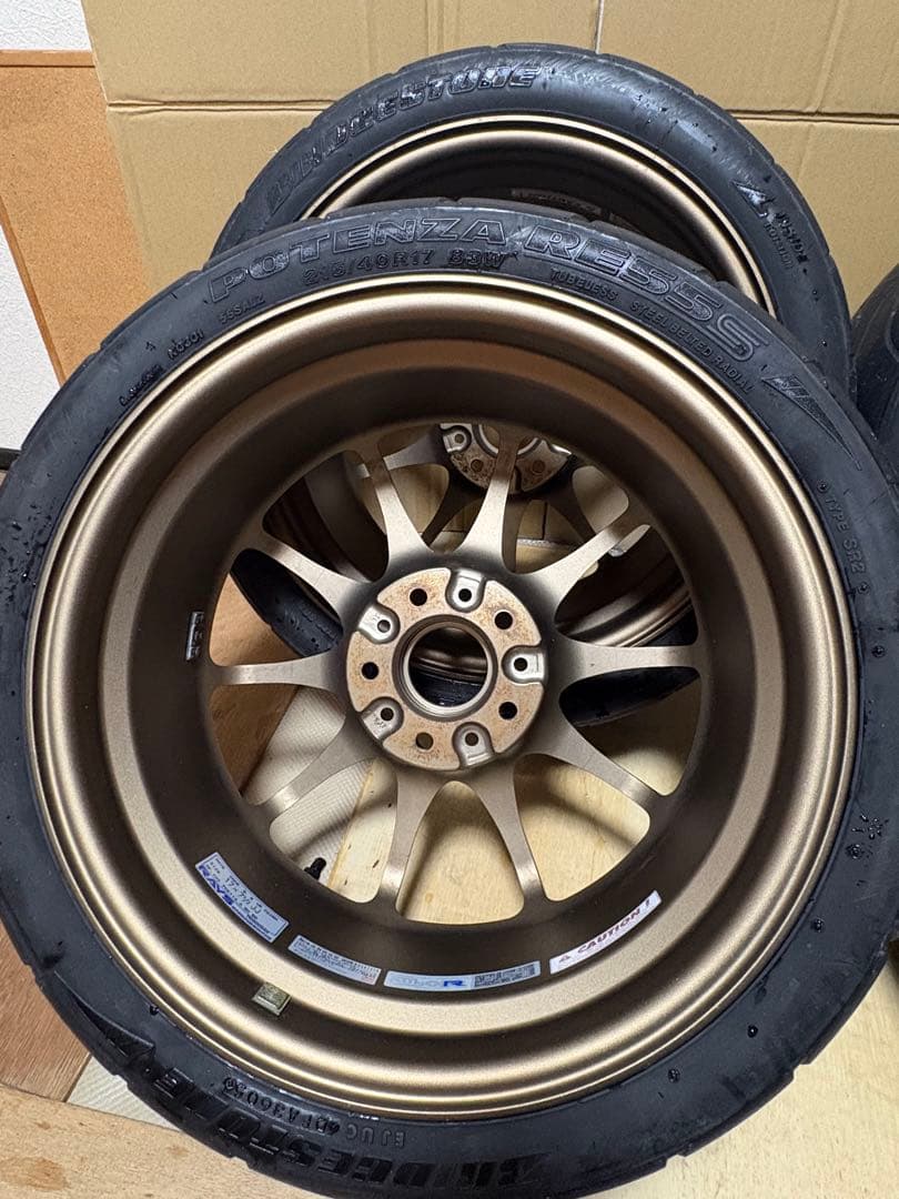 NNN RAYS CE28N SW20 用17インチホイールセット