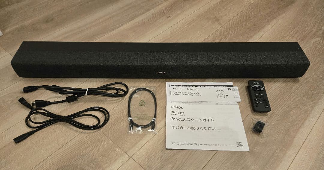【美品・付属品あり】DENON DHT-S217 サウンドバー デノン