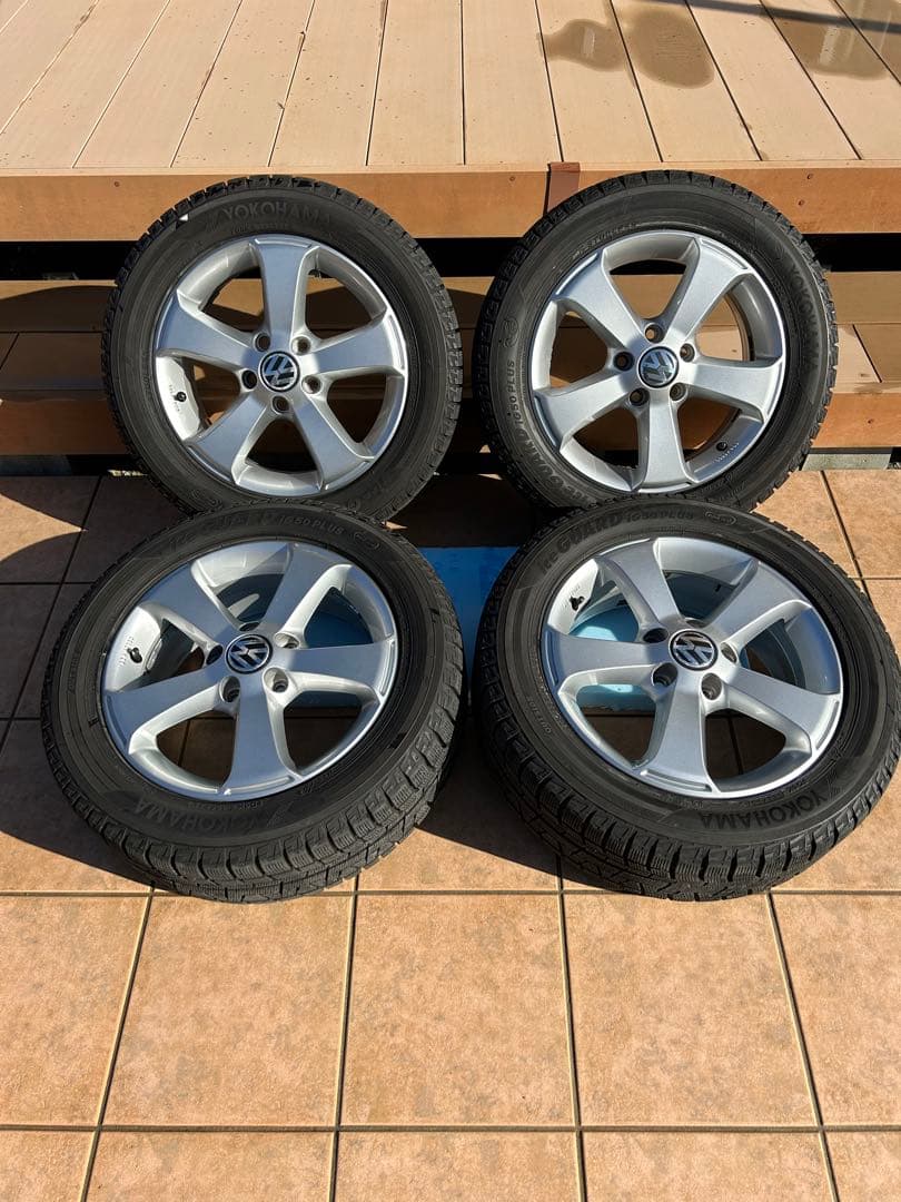 VW純正　16インチホイール　スタッドレスタイヤ4本セット　ゴルフ7や6などに！
