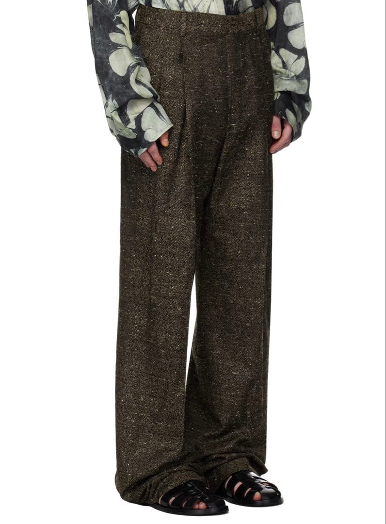 パンツ DRIES VAN NOTEN tweed pants