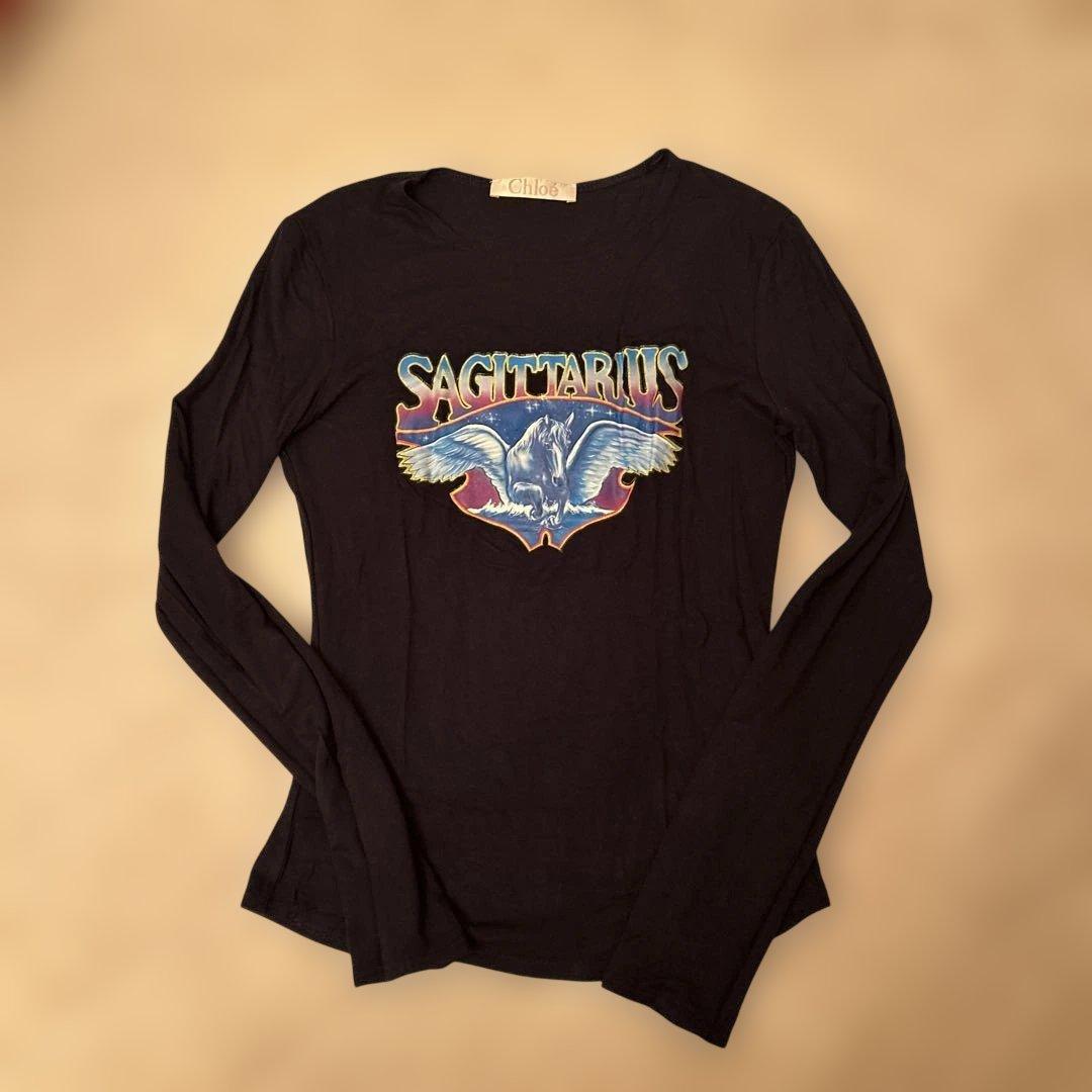 クロエ Chloe カットソー 長袖 星座 サジタリウス ステラ 90年代