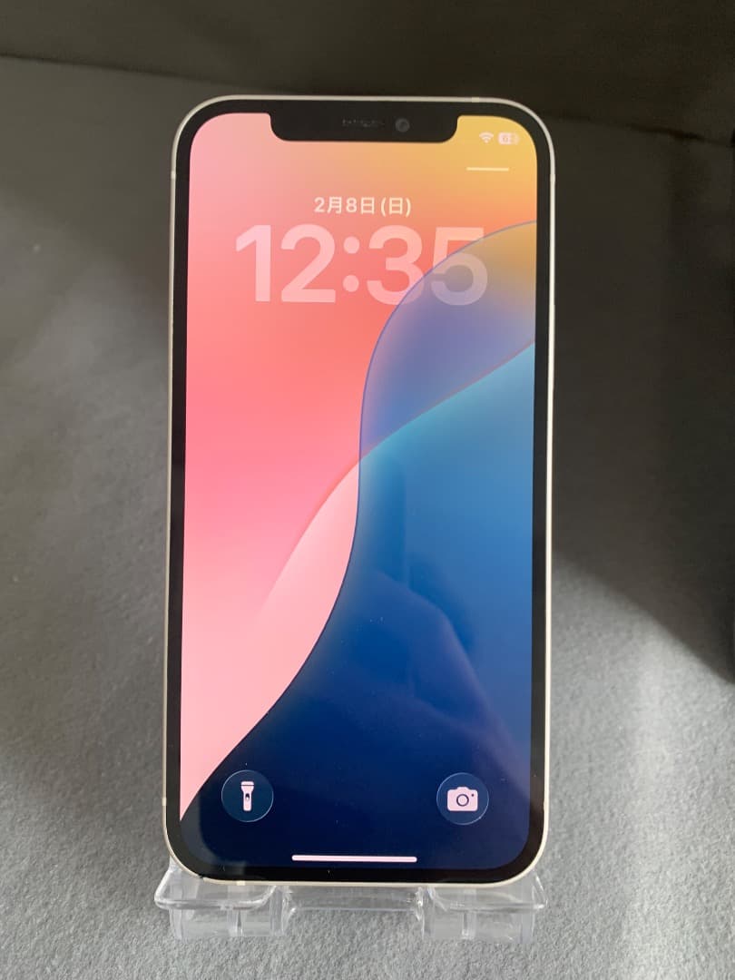 超美品　国内版　SIMフリー　iPhone12 128GB ホワイト色