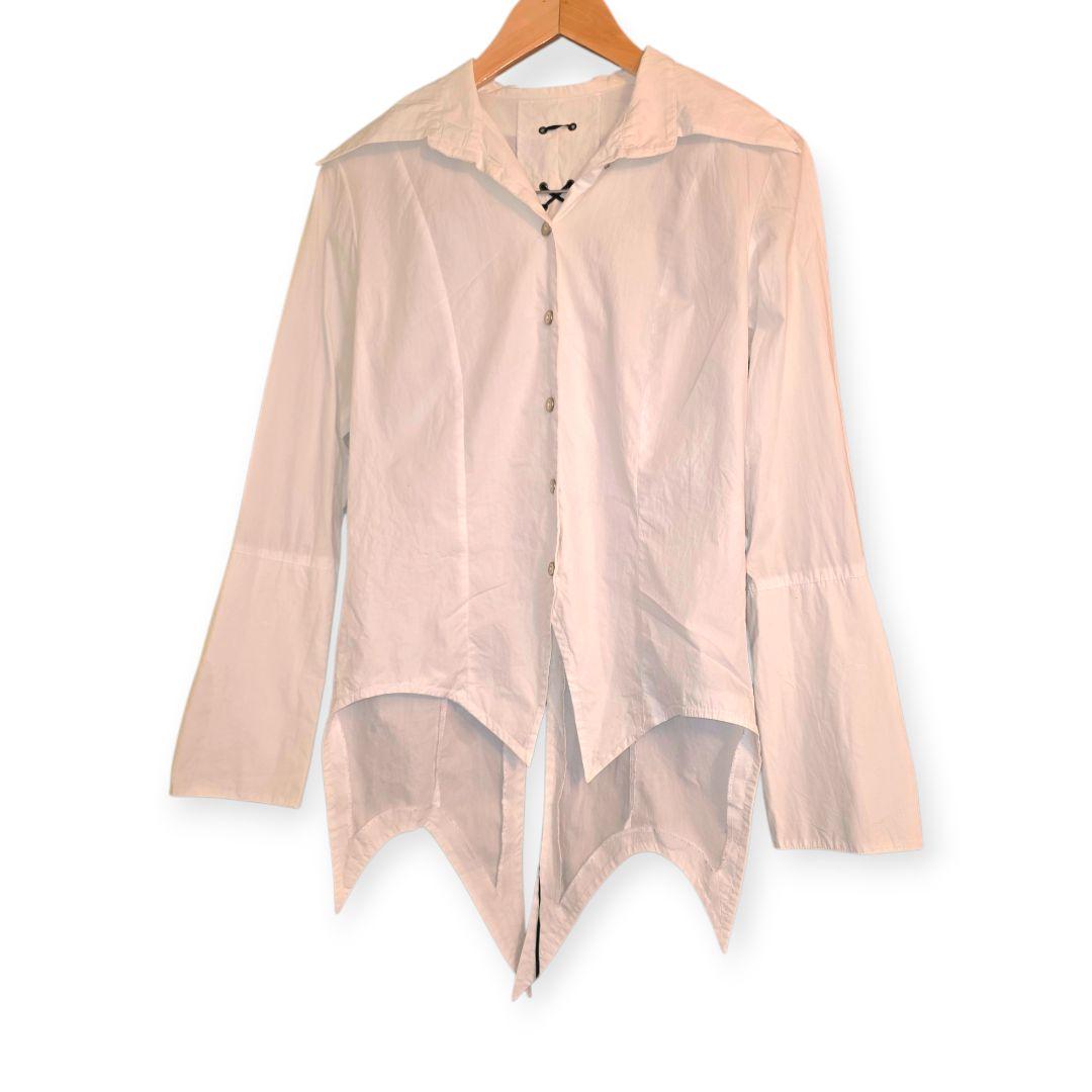 B.P.M バックレースアップ　ワイシャツ　ブラックピースナウ　燕尾