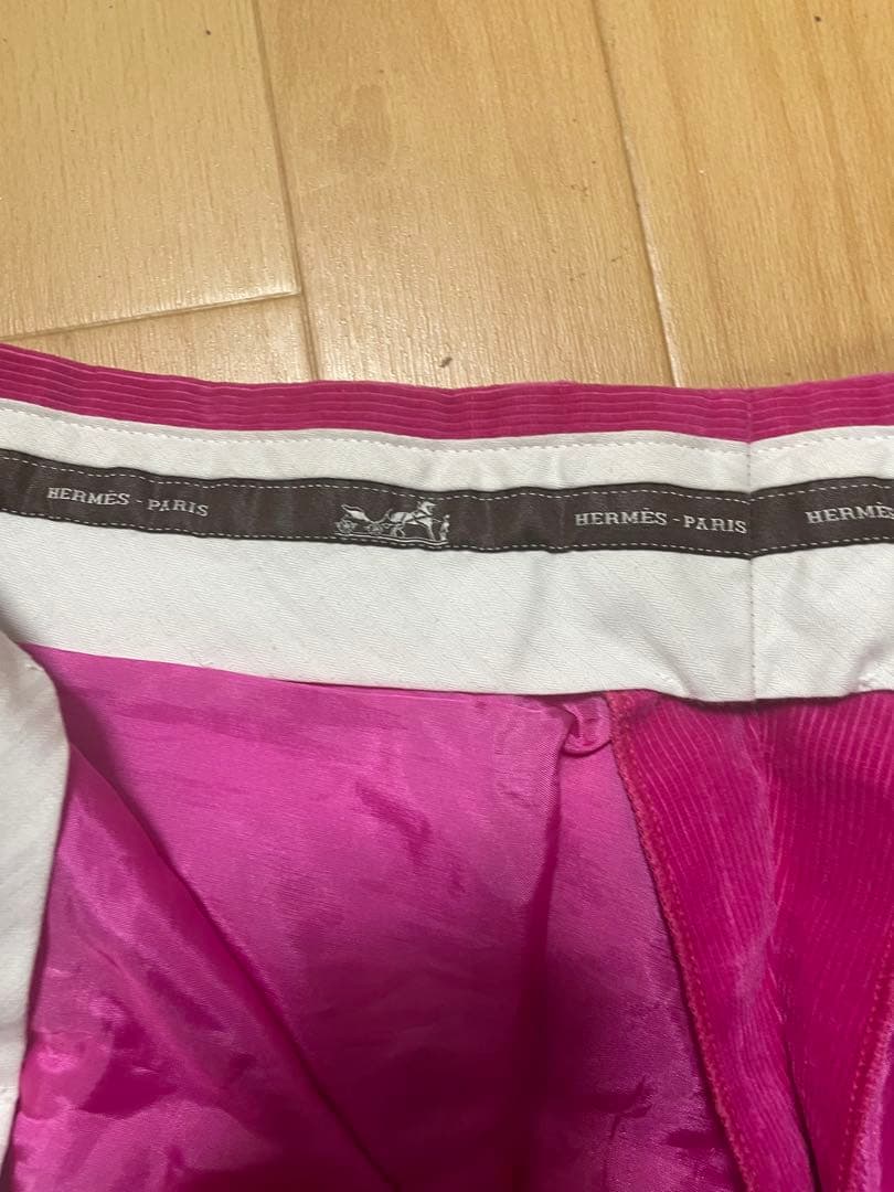 エルメス　メンズ コーデュロイパンツ