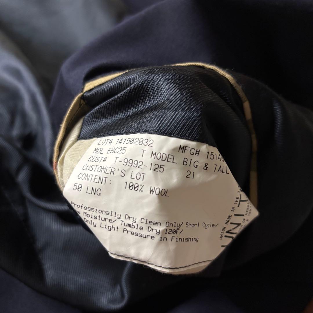 極美品/特大サイズ✨ BURBERRY LONDON 紺ブレ USA製 金ボタン