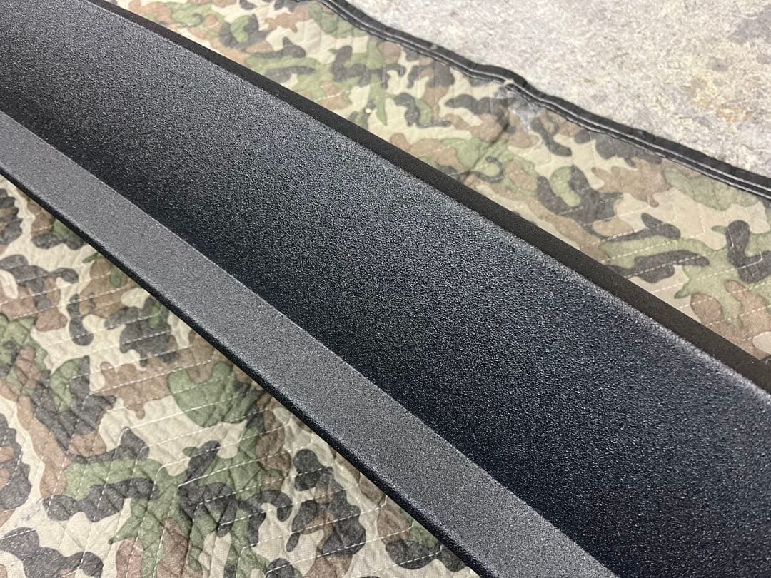 かあず様デリカD5 後期　フロントアンダーカバーリアバンパー　ラプター塗装