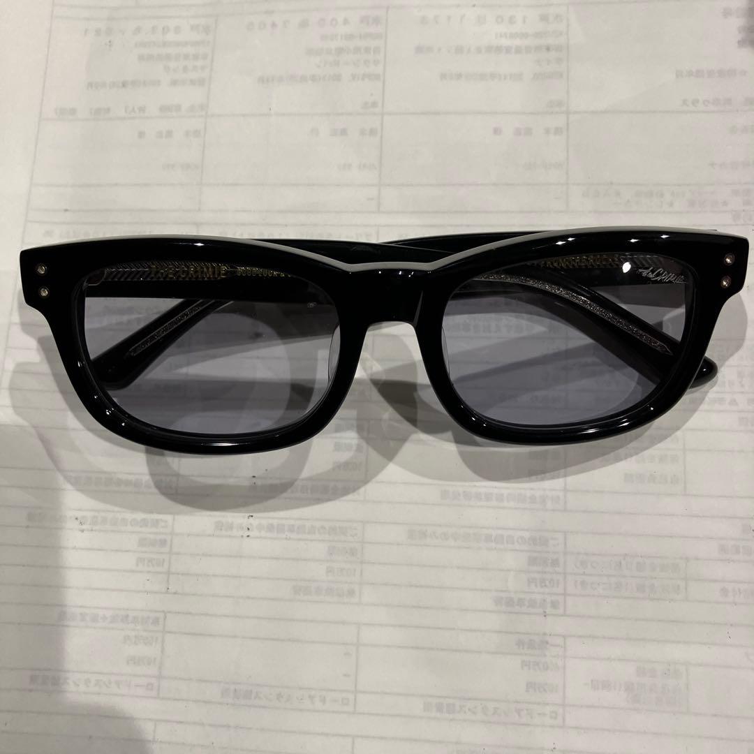 THE CRIMIE ブラック サングラス ケース付きバイカーシェード