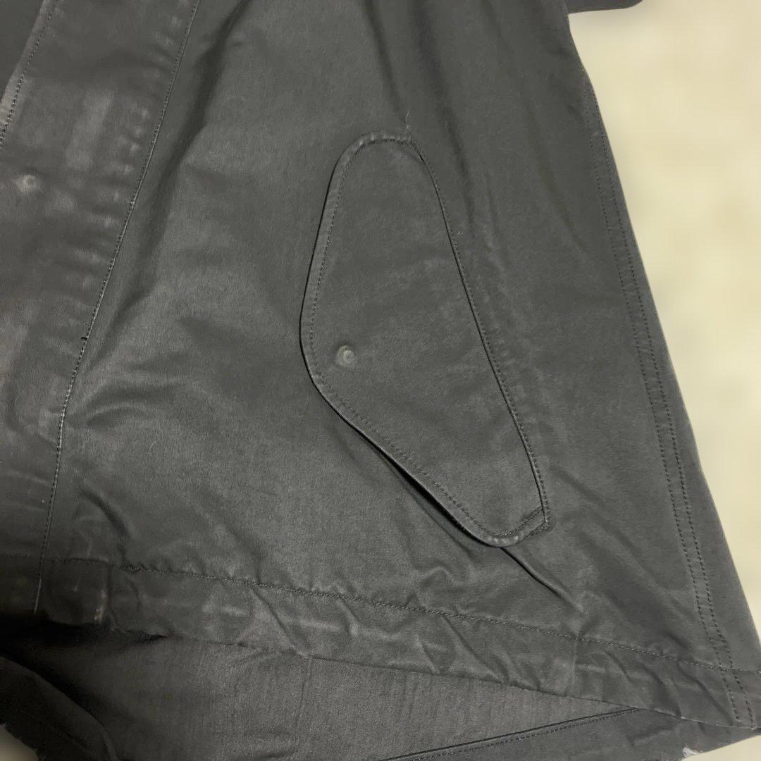 ザリラクスthe reracsワイヤー入りフードジャケット　ブラックサイズ40