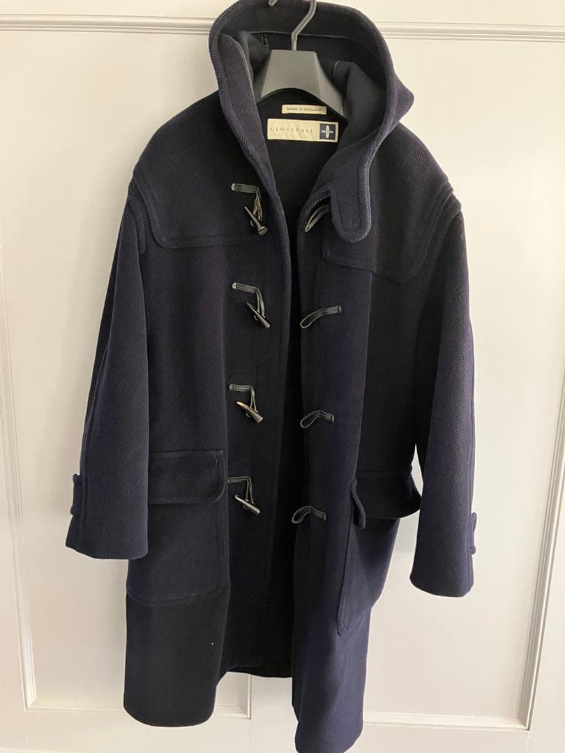 グローバーオール 　ダッフルコートヘリンボーン　キングストン　サイズUK38