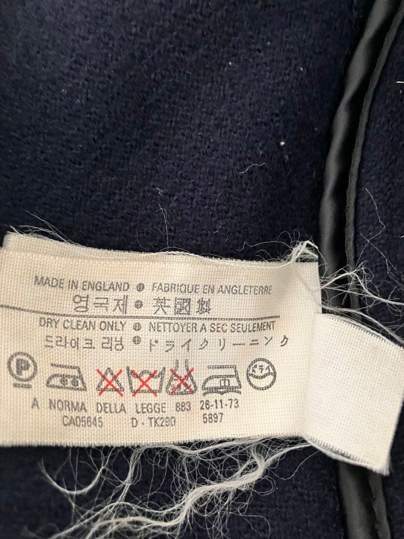 グローバーオール 　ダッフルコートヘリンボーン　キングストン　サイズUK38