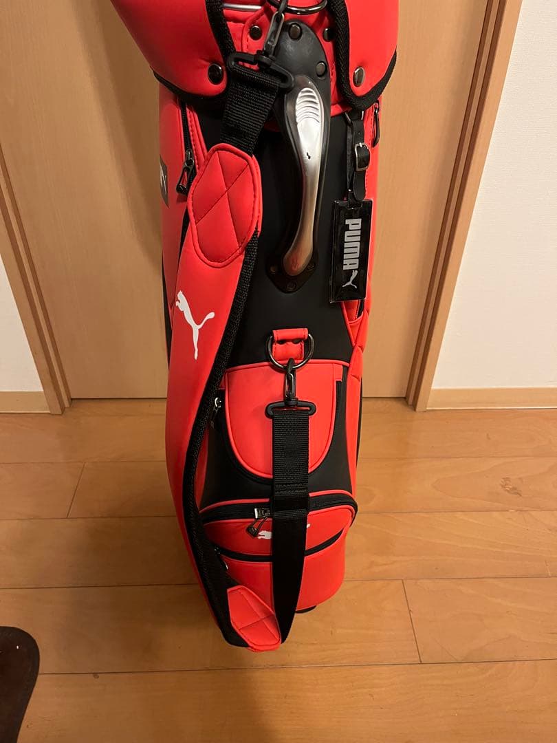 PUMA キャディバッグ レッド