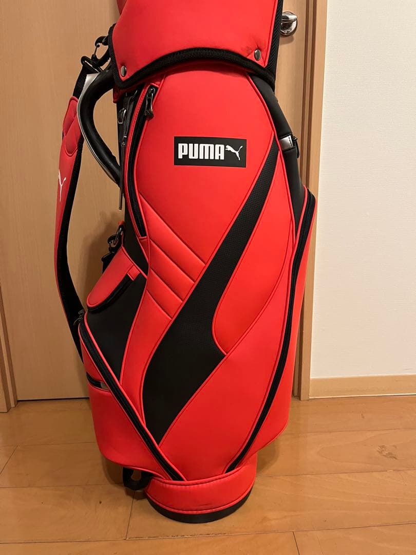 PUMA キャディバッグ レッド