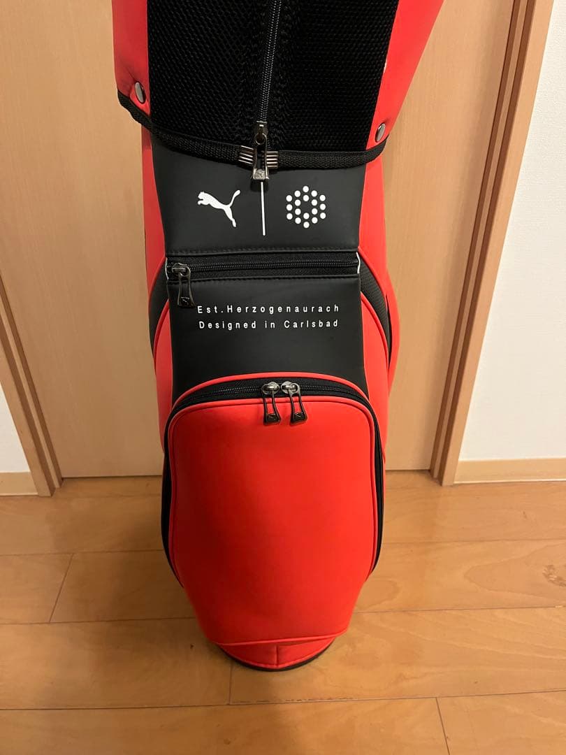 PUMA キャディバッグ レッド