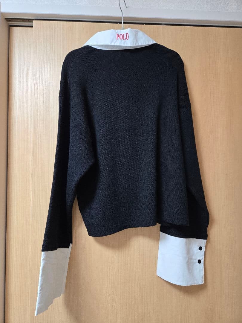 【POLO BCSコラボ】シャツカラーカフスニットプルオーバー
