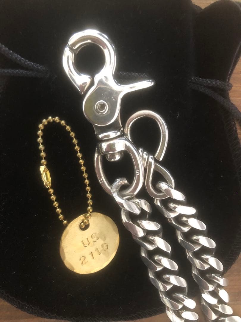 完売品 US三軒茶屋 オリジナル ヘビーゲージウォレットチェーン