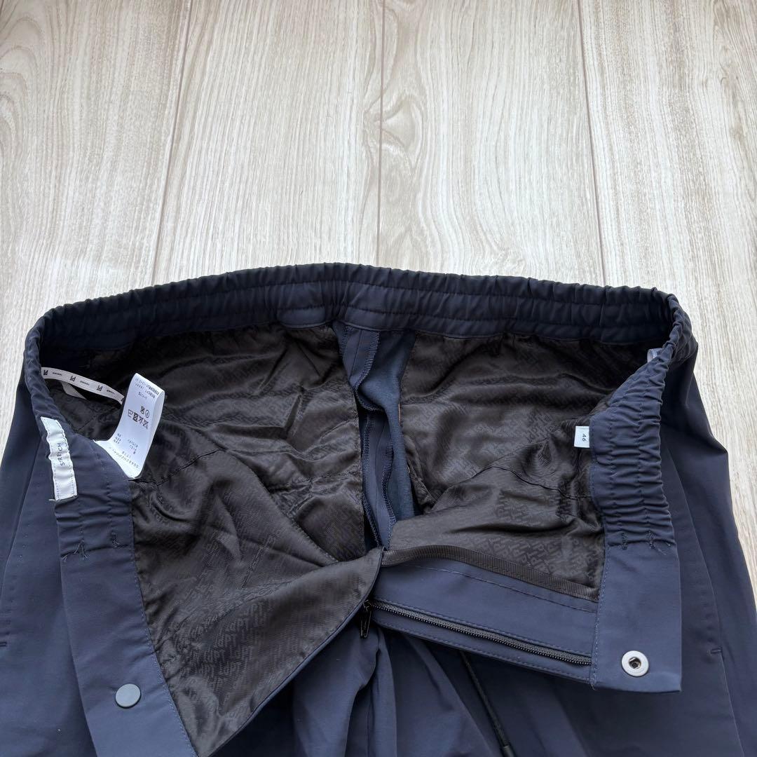 【美品】PT TORINO イージーパンツ ネイビー 46 M ストレッチ 軽量