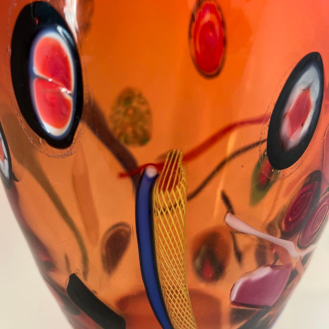 イタリア ムラノ トレーディング ベース 花器 オブジェ 元箱入