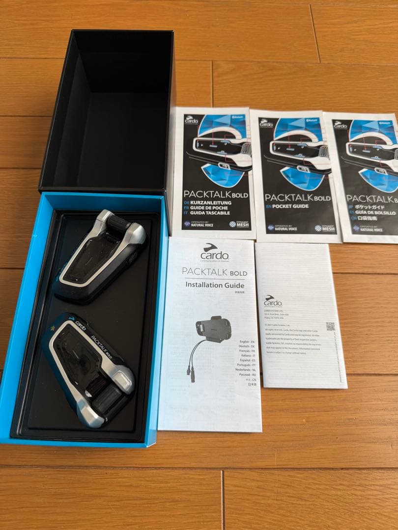 Cardo Packtalk Bold Duo Bluetoothインカム2個組