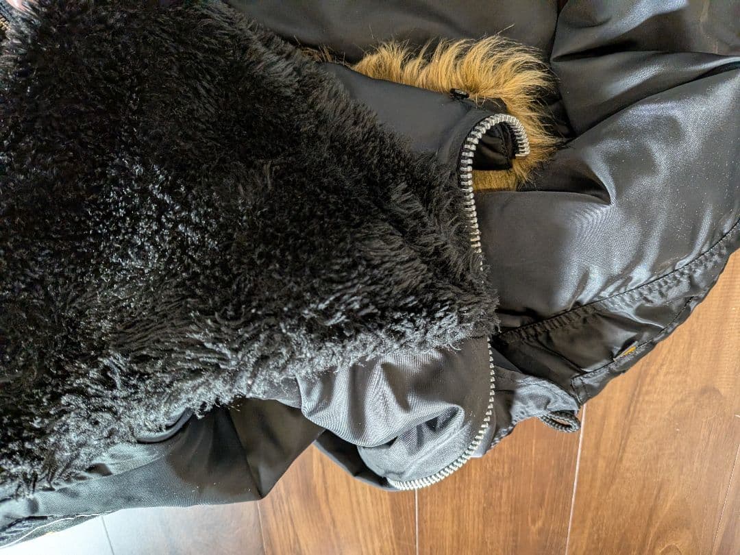 アルファインダストリーズ　N-2B　TIGHT　XL　ブラック