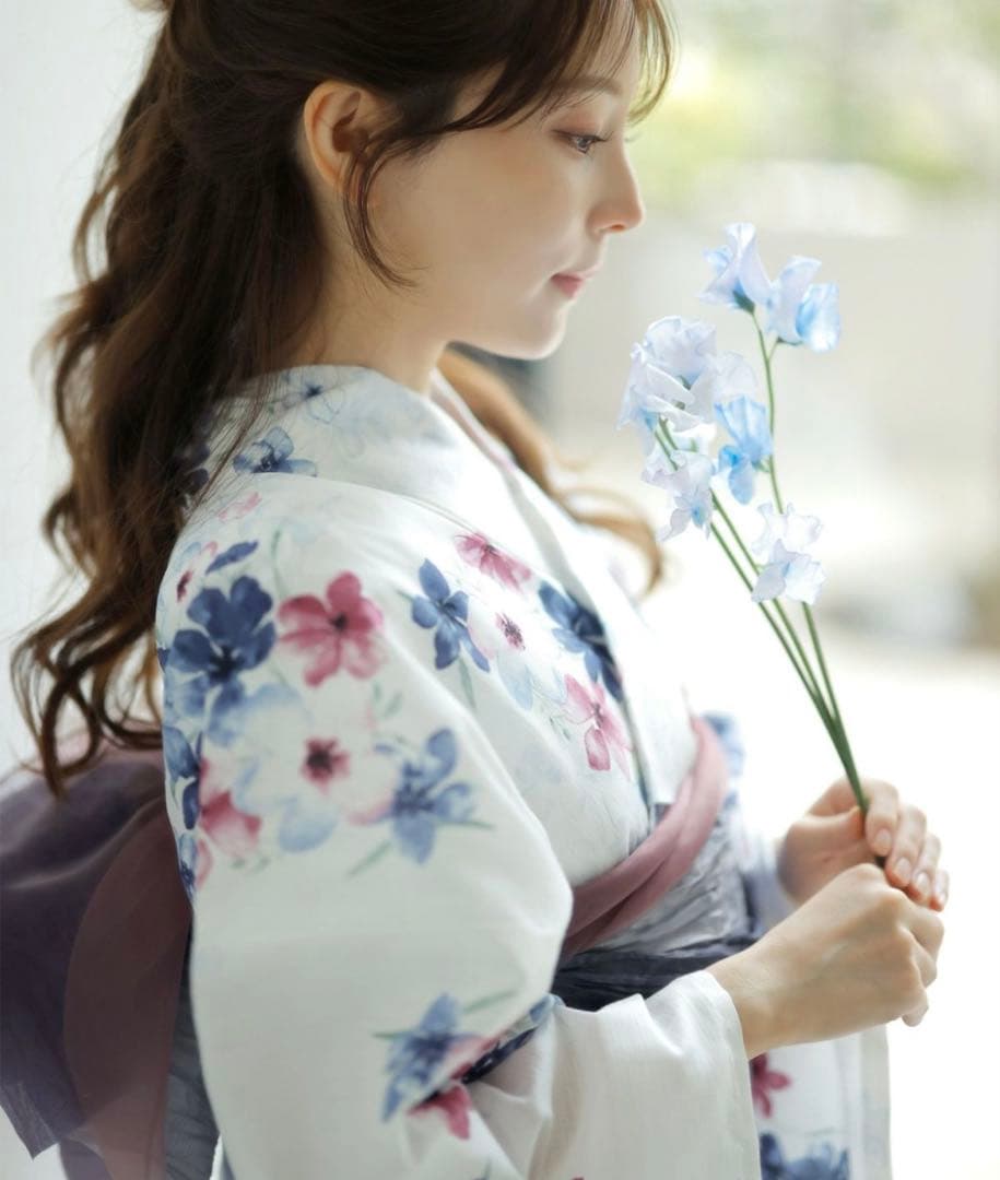 Dita 浴衣3点セット 水彩の京ならべ