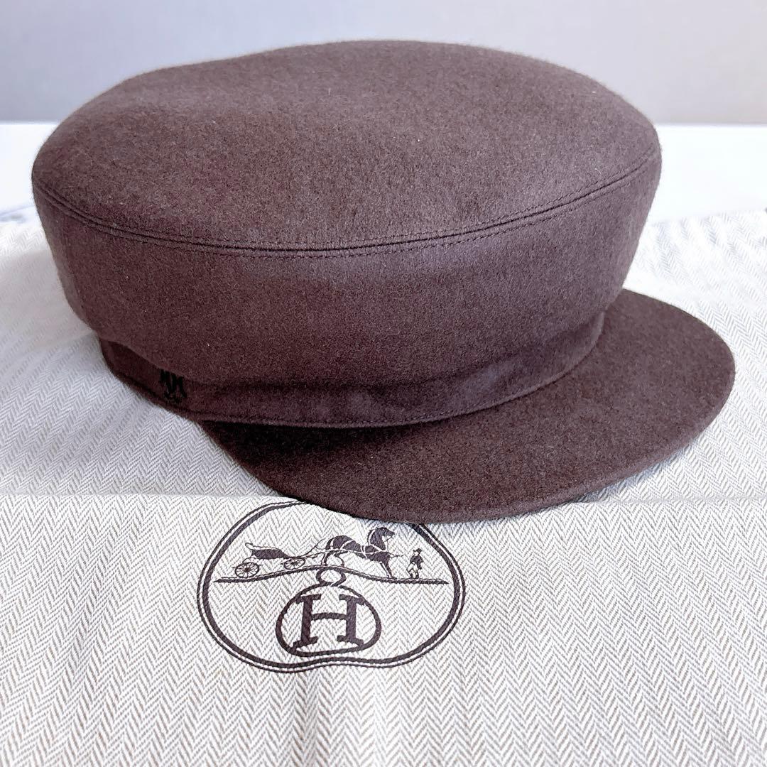 美品❣️ エルメス　キャスケット　マロンブラウン　サイズ58