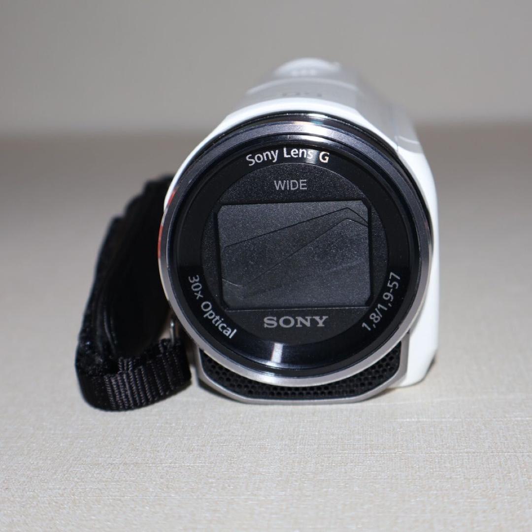 【美品】SONY HDR-CX535 ホワイト　箱付き