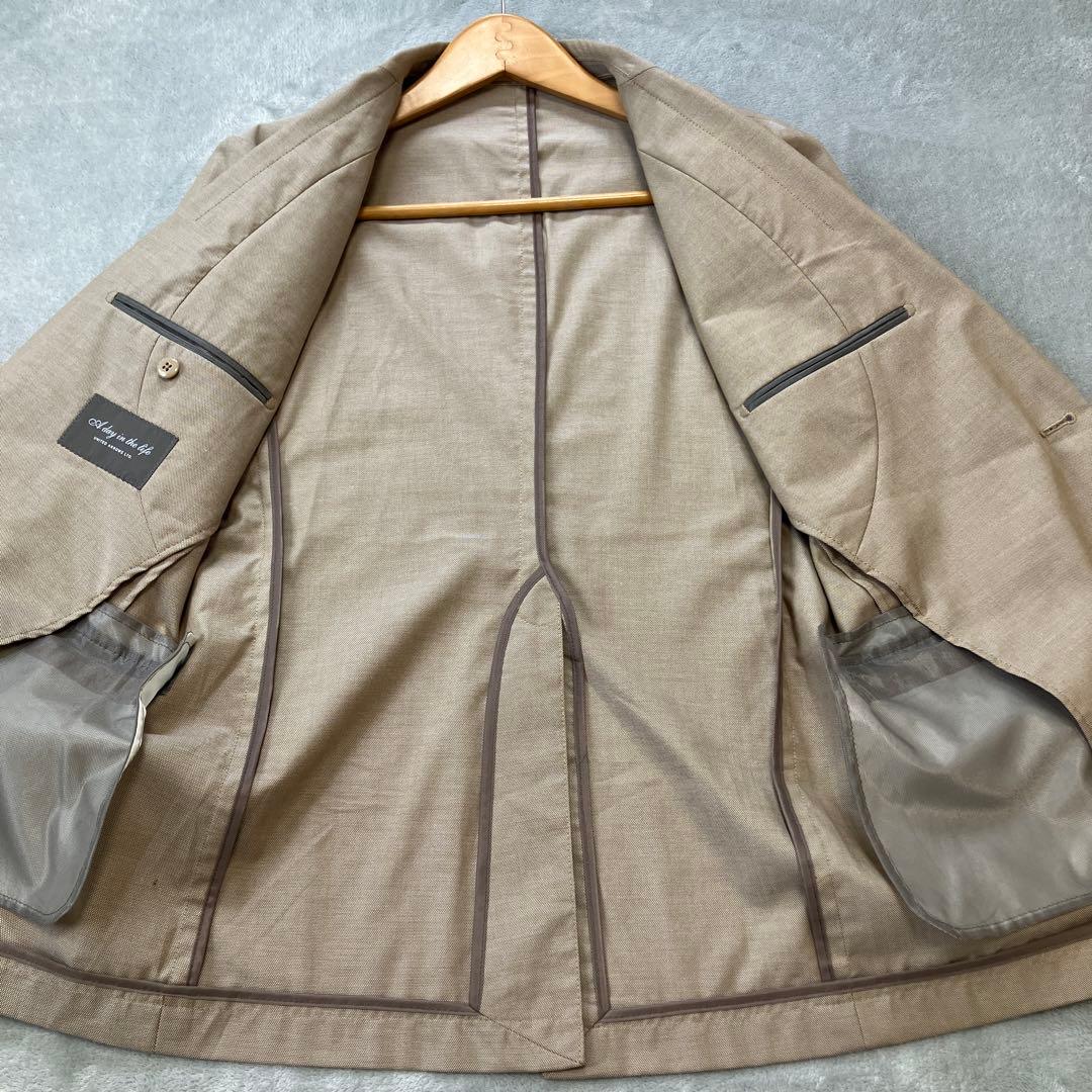 ユナイテッドアローズ　洗える　現行　セットアップ　ライトベージュ　春夏　M/S