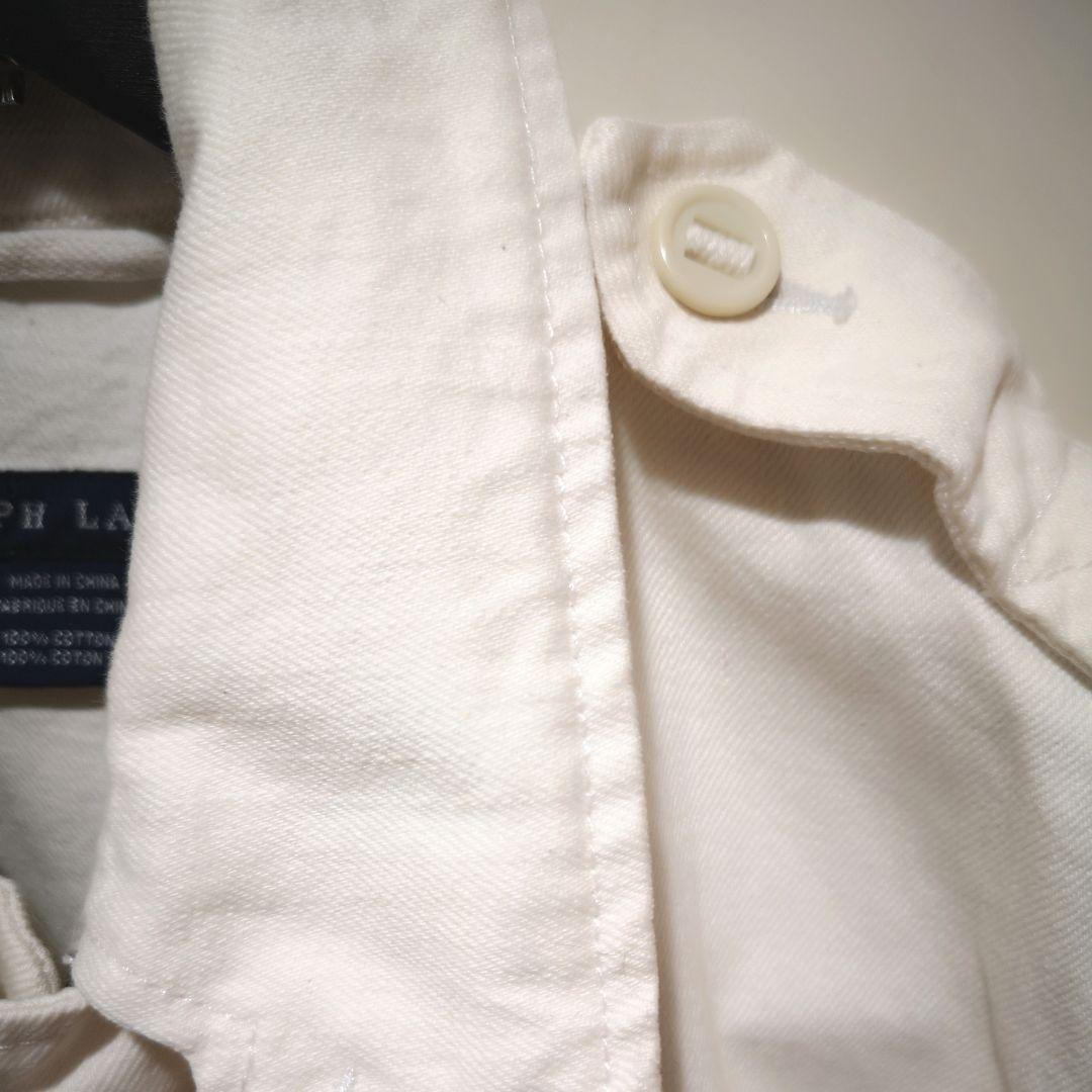 Ralph Lauren ホワイトデニム トレンチジャケット １２号 超激レア品