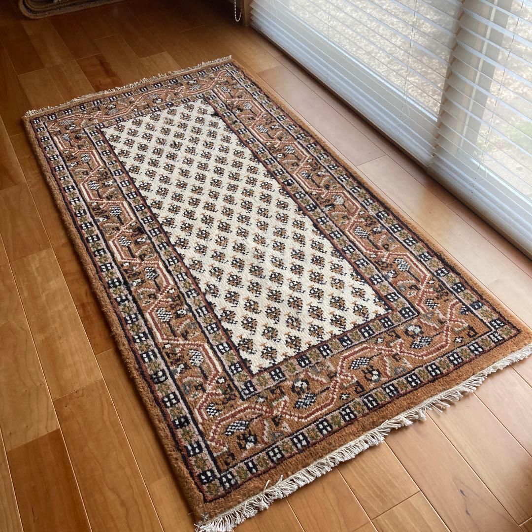 ヴィンテージラグ　トライバルラグ インド　ボテ