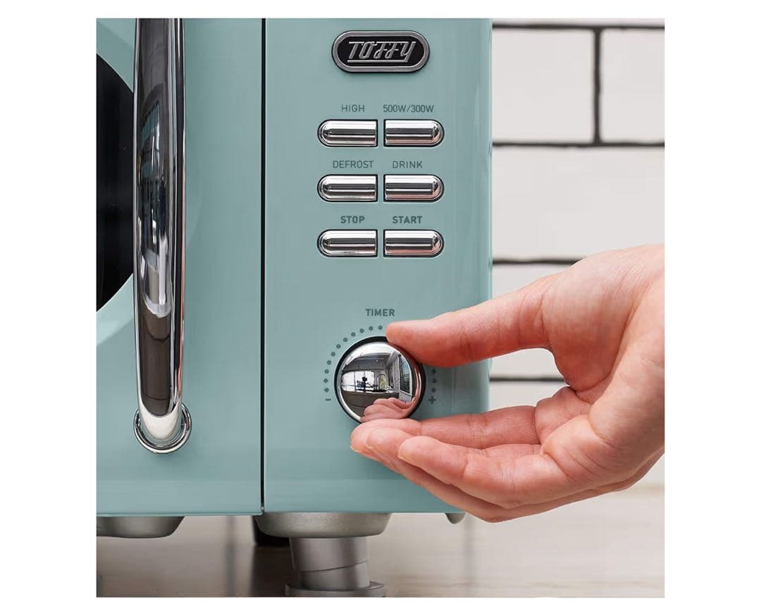 LADONNA Toffy 電子レンジ ライトブルー