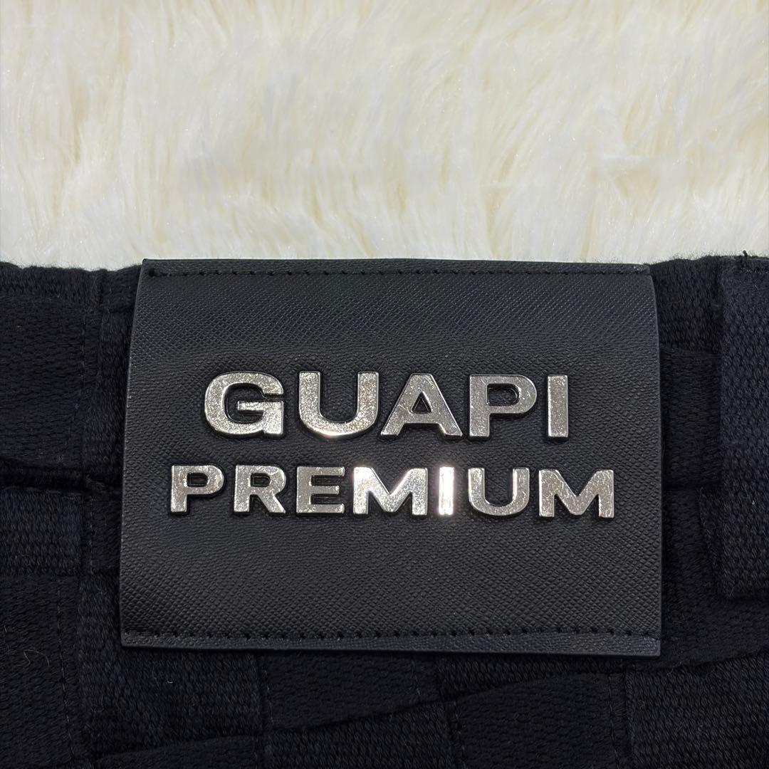 【極美品】GUAPI オプシディアン ブレイデッドパンツ フレア タグ付 30黒