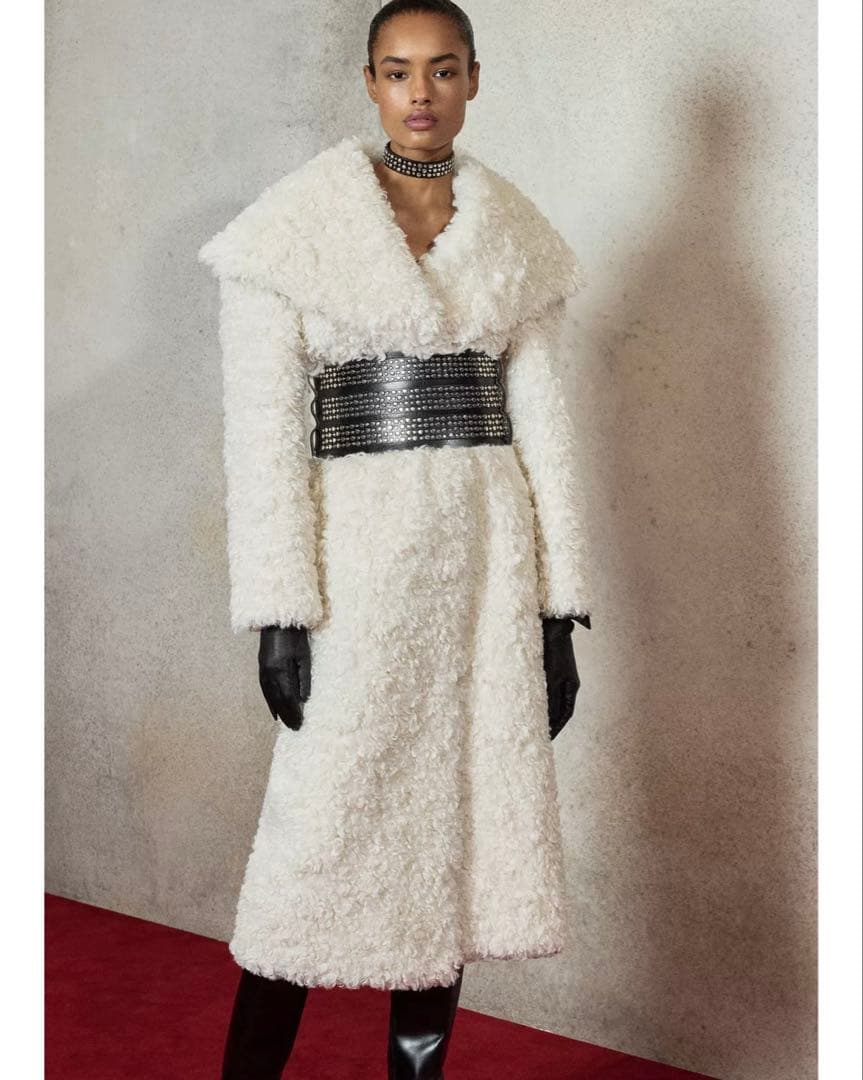 C*☆様 タグ付新品★ZARAのボアコート★LUDOVIC DE SAINT S