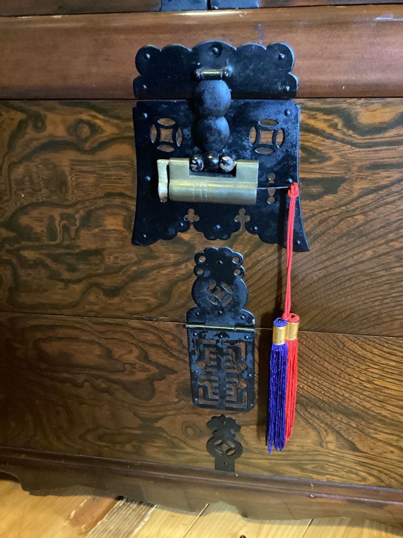 時代箪笥　民芸箪笥　整理箪笥　鍵付き　収納箪笥