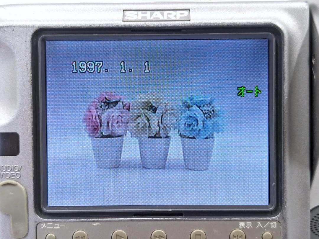 8mmテープのダビングに！ SHARP ビデオカメラ VL-EL450