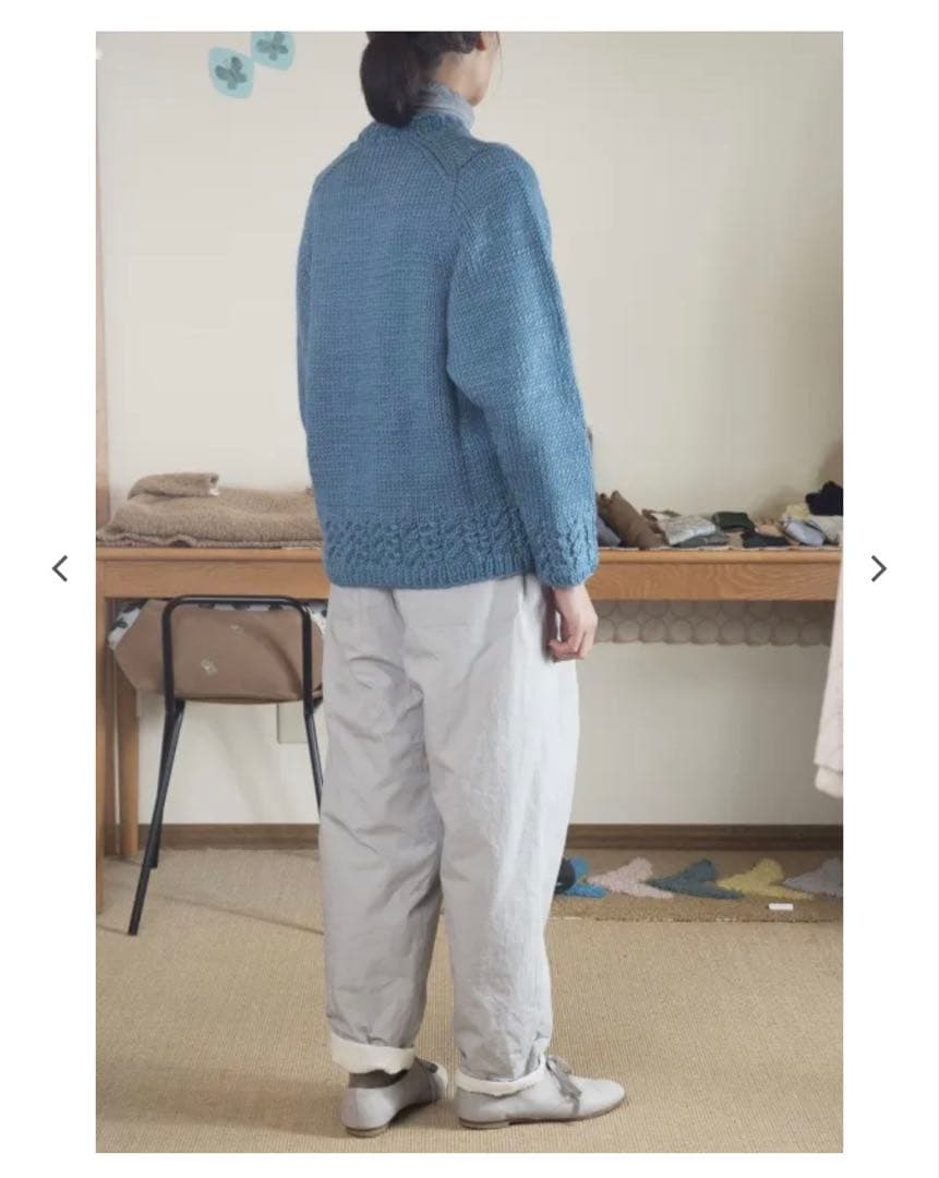 ミナペルホネン papier リバーシブルパンツ