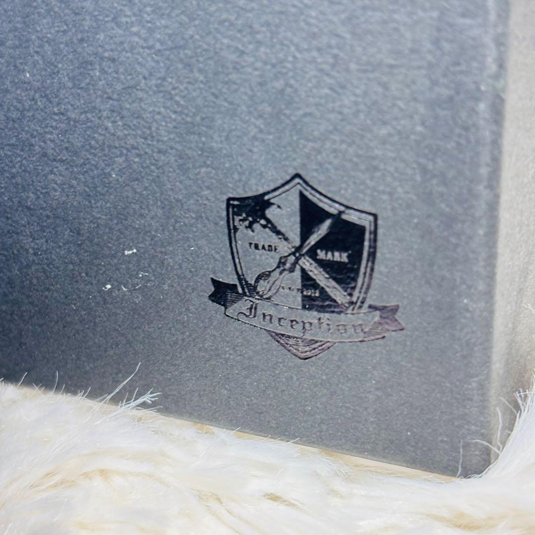 inception ウォレットチェーン　シルバー　アクセサリー　ブラック