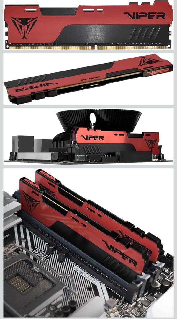 メモリー Viper Elite DDR4 3200MHz 64GB (2x 32GB)