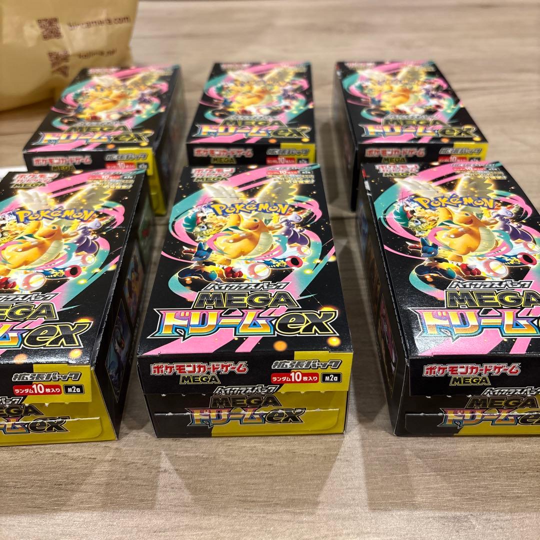 ポケモンカード MEGAドリームEX 6BOX分