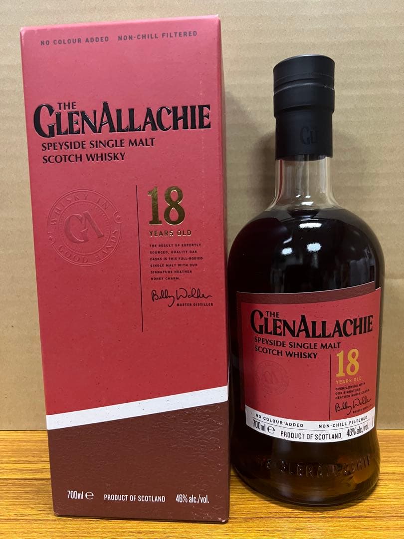 グレンアラヒー　18年 新ボトル