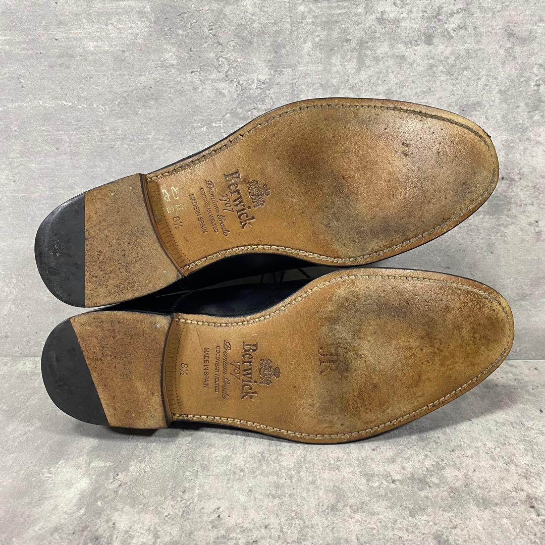 【極美品】Berwick バーウィック 4311 ストレートチップ　27.5