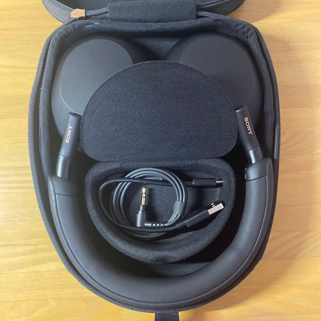 Sony WH-1000XM5 ブラック 専用ケース付き