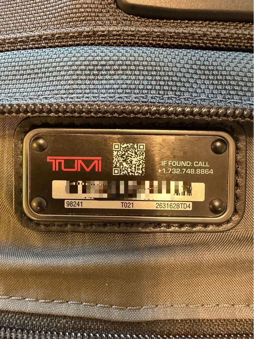 TUMI トゥミ　バックパック 263162 BTD4 人気のネイビー