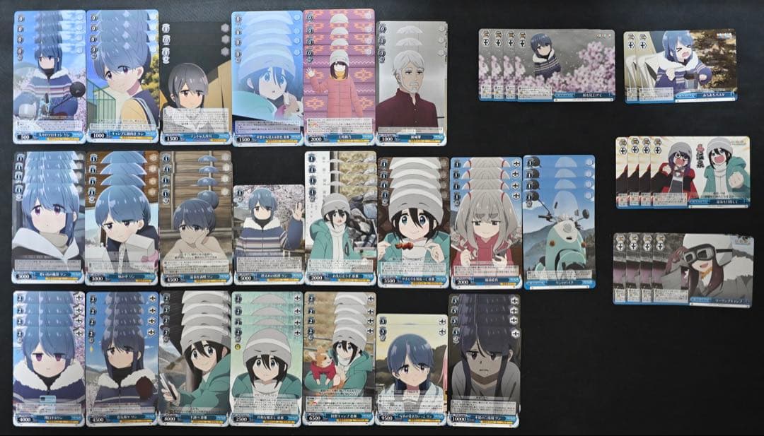 ヴァイスシュヴァルツ ゆるキャン△ デッキ＋パーツまとめ売り 大量セット