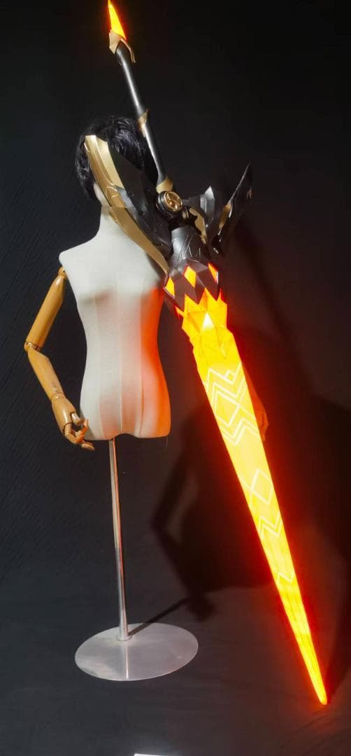 専用ページ　発光機能付き　崩壊 スターレイル 開拓者 炎 コスプレ　武器