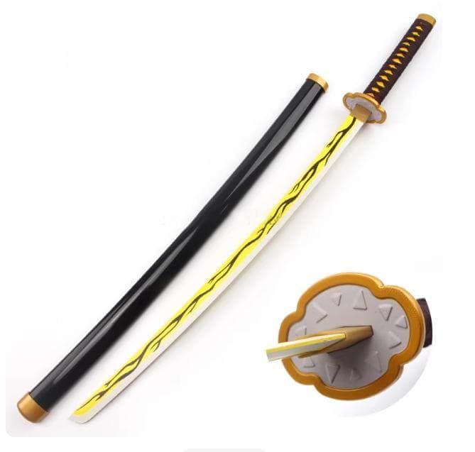 いかこま リンク 獪岳（かいがく）コスプレ衣装 S 道具刀 ウィッグ高品質